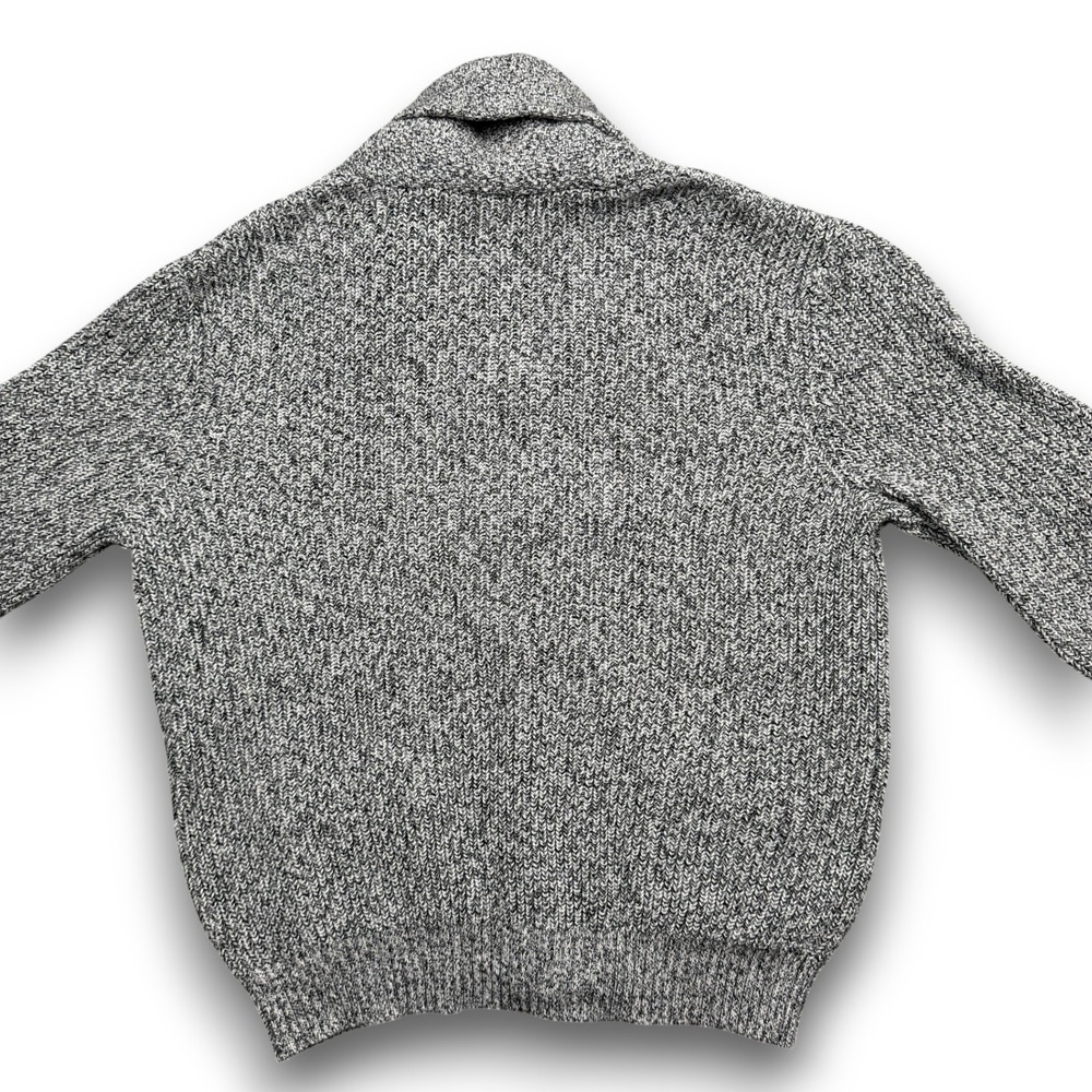 Faherty Cardigan Sweater Mens XL Gray Shawl Collar Cashmere Blend Knit - Picture 5 of 10